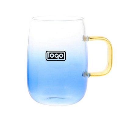 Larger Capacity Clear Glass Cup
