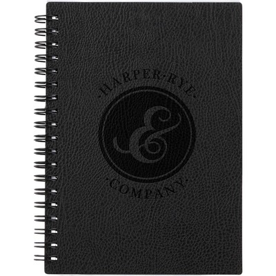 5" x 7" FSC ® Recycled Pebble Grain Spiral Journal