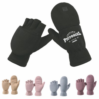 Fingerless Flip Over Gloves