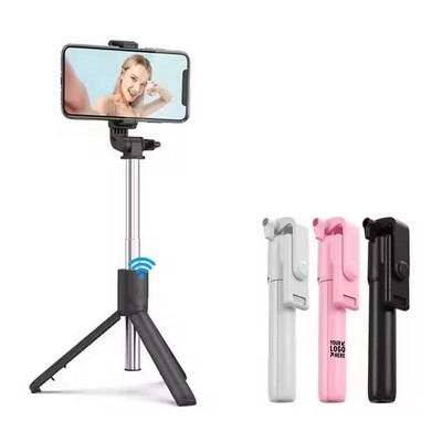 Mini Extendable Selfie Stick with Light