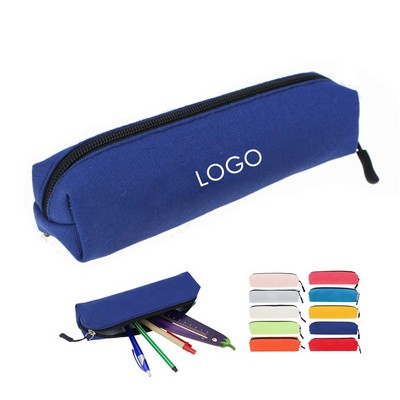 Durable Compact Zipper Closure Oxford Pen Bag