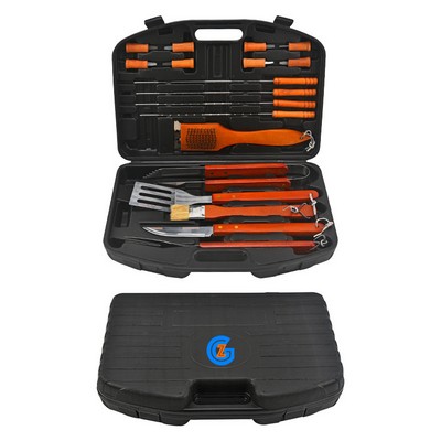19 Piece BBQ Tools Set