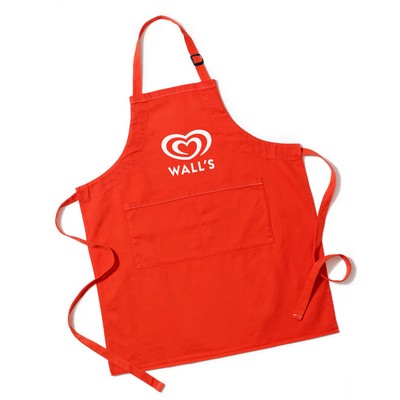 Kitchen apron With Adjustable Neck and Pocket