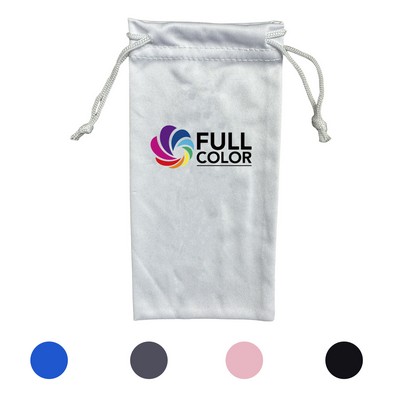 Drawstring Eyeglasses Microfiber Soft Pouch Case