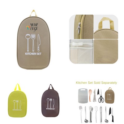 Multi-Pocket Camping Cooking Utensils Bag