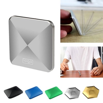 Square Metal Fidget Flip Toy