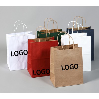 120g Thick Recycled Kraft Paper Gift Bag w/ 5LBS Capacity
