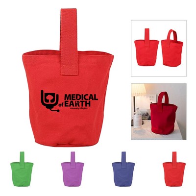 Canvas Handbag Bucket Bag