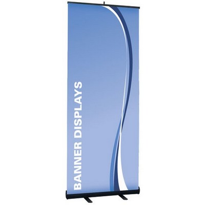 31"W X 78"H 14oz Vinyl Retractable Banner (Full Color Print)
