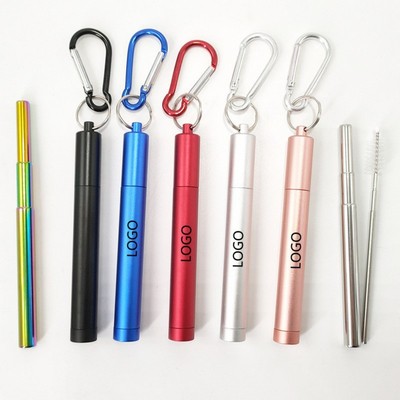 Reusable Stainless Steel Telescopic Straw