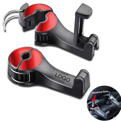 Universal 360° Rotation Headrest Hooks Purse Holder for Car