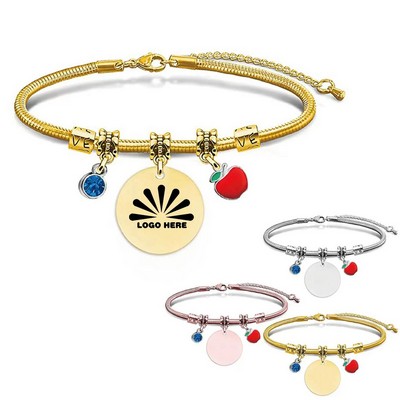 Stainless Steel Snake Bone Bracelet Can Be Customized