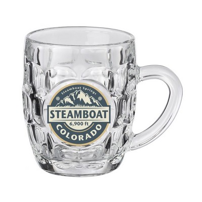 10 oz. Arc® Classic Dimpled Beer Mug (Full Color Imprint)