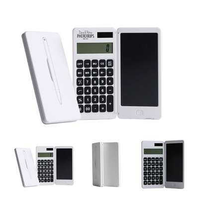 Portable Calculator with Notepad and Stylus