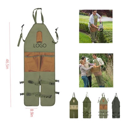 Wholesale Oxford Cloth Garden Apron With Multi-Pockets