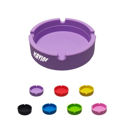 Round Silicone Ashtray