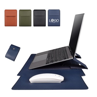 Laptop Sleeve Case with Stand Mouse Pad