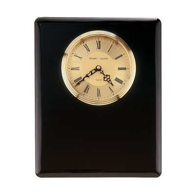 Piano Finish Clock, Waterfall Bezel & Dial - PCL10