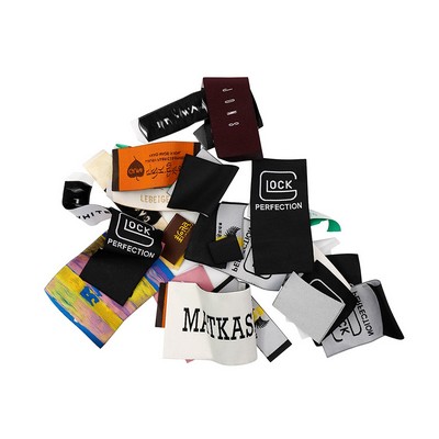 Premium Polyester Woven Clothing Tags for All Sizes