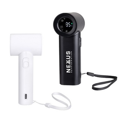 Turbo Pocket Fan w/ LCD Display