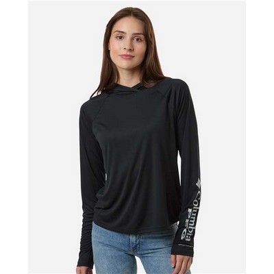 Columbia® Women's PFG Tidal Tee™ Hooded Long Sleeve Shirt