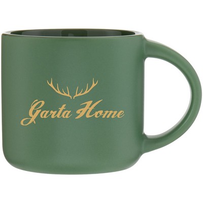20 oz Minolo Ceramic Coffee Mug (Matte Forest Green)