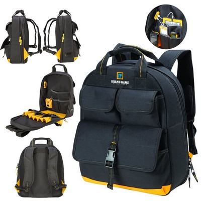 Tool Backpack With USB Charging Port