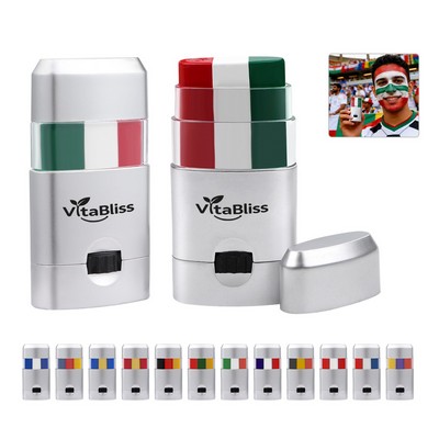 World Cup Fan Three Color Face Paint Sticks