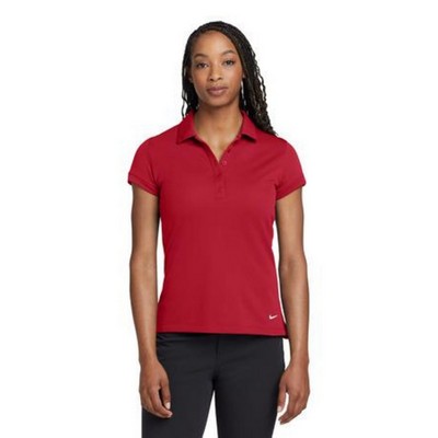 Nike Women's Dri-FIT Solid Icon Pique Modern Fit Polo