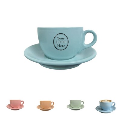 8.8 oz. Porcelain Espresso Cups w/Custom Imprint