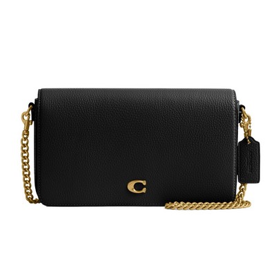 Coach Polished Pebble Leather Mila Crossbody