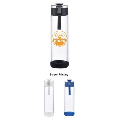 22 Oz. Glass Bottle Pop Chug Lid