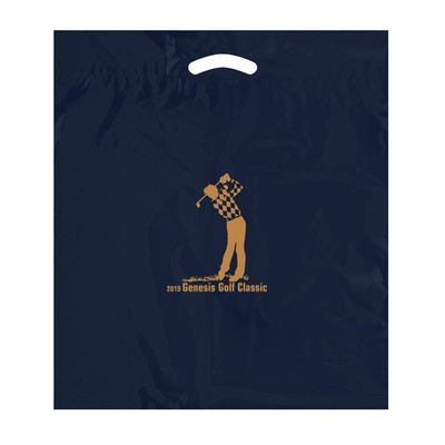 Die Cut Fold-Over Reinforced Plastic Bag (20"x22"x4")