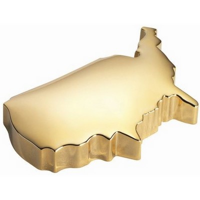 Gold Plated USA Paperweight - ON SALE, LIMITED STOCK