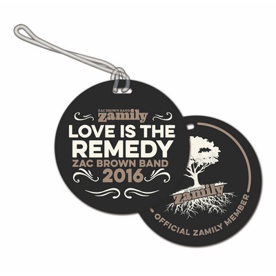 Golf Bag Tag, Round