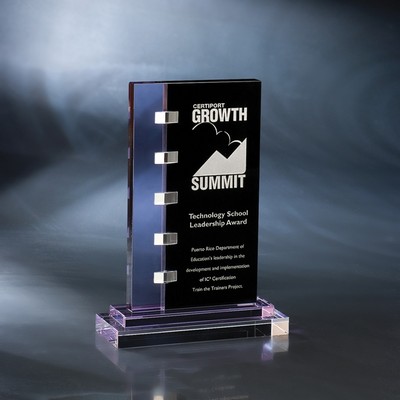 9 1/8" Connect Crystal Award