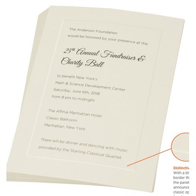 Card & Foldover Spot Color & Foil Stamped Announcements (6 or 7 Baronial)