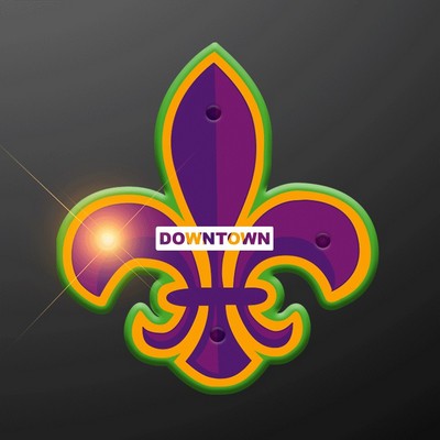 Fleur De Lis Flashing Pins - PRINTED