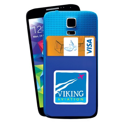 DiGi-Mates™ Sublimated Silicone Cell Phone Back Pak Card Holder