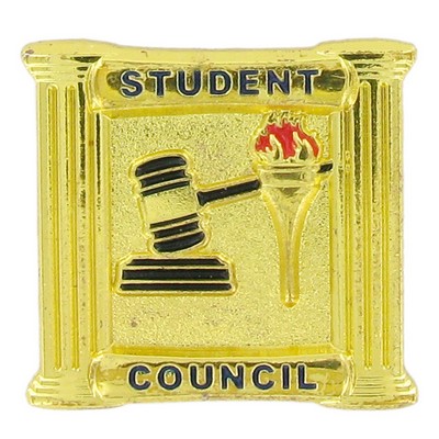 7/8" Student Council Lapel Pin