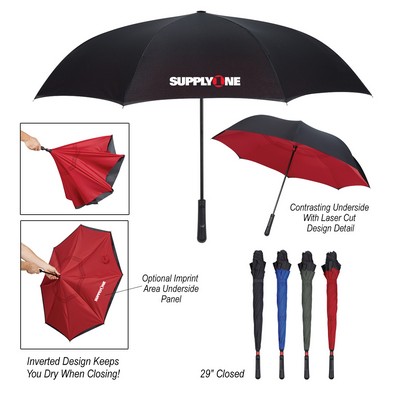 48" Arc Two-tone Inversion Umbrella