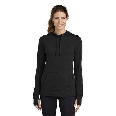 Sport-Tek ® Women's PosiCharge ® Tri-Blend Wicking Fleece Hooded Pullover.