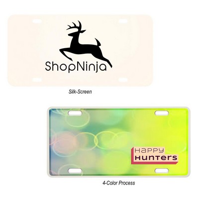 Custom 12" W x 6" H License Plate
