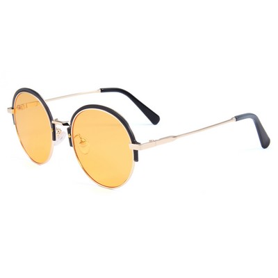 Sunglasses - Yellow Lenses - Gold Frames
