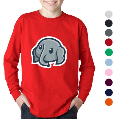 Youth Long Sleeve Winter T-Shirt 6.1 oz Boys Sweatshirt