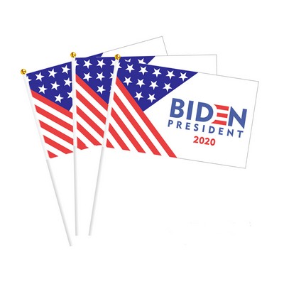 Hand Held Flag With 10" Plastic Pole