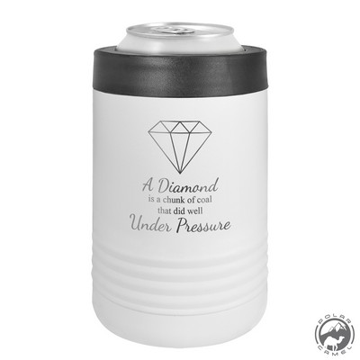 Powder Coated White Can Holder