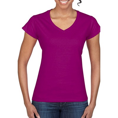 Gildan Softstyle Ladies V-Neck Tees