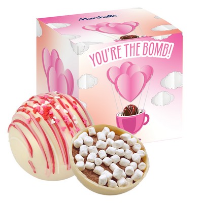 Valentine's Day Mega Hot Chocolate Bomb Gift Box - White