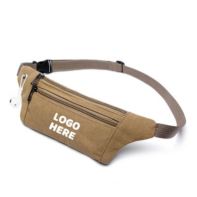 Men's Vintage Canvas Waist Bag